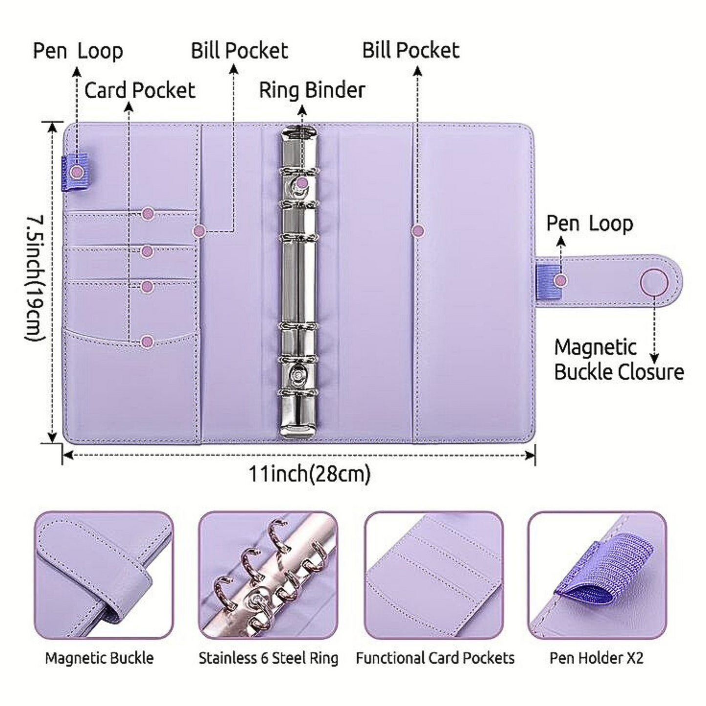 Money Saver Ring Binder Notebook