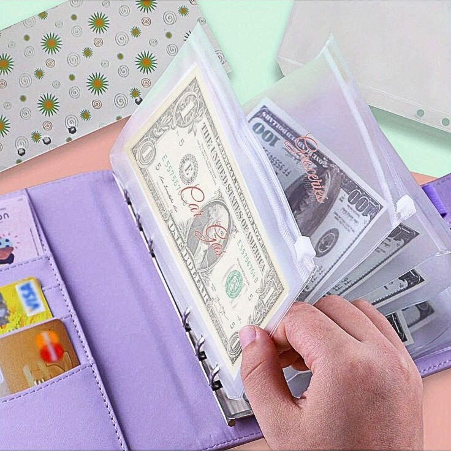 Money Saver Ring Binder Notebook