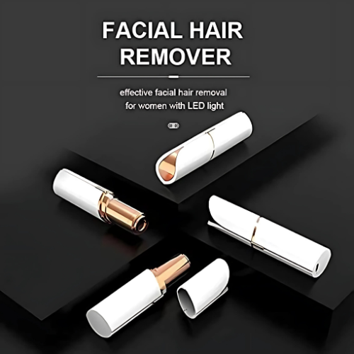 FlawlessGlow™ Electronic Painless Facial Hair Remover